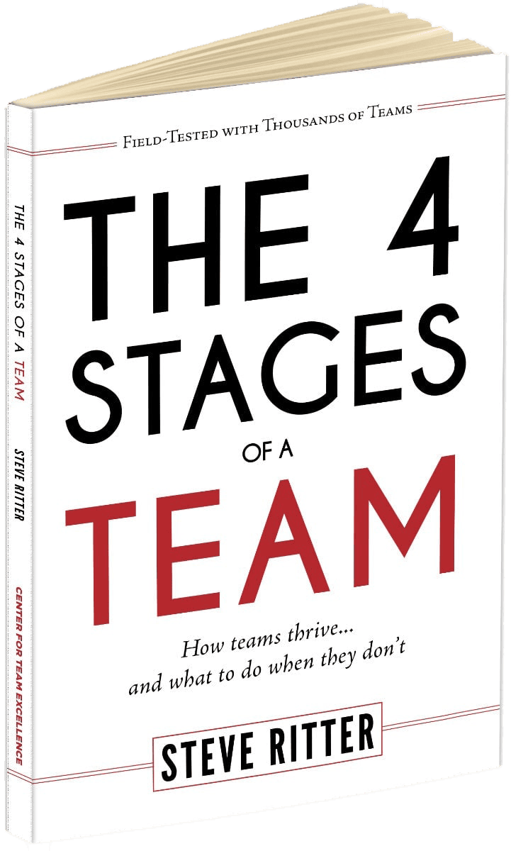 the 4 stages of a team book transparent